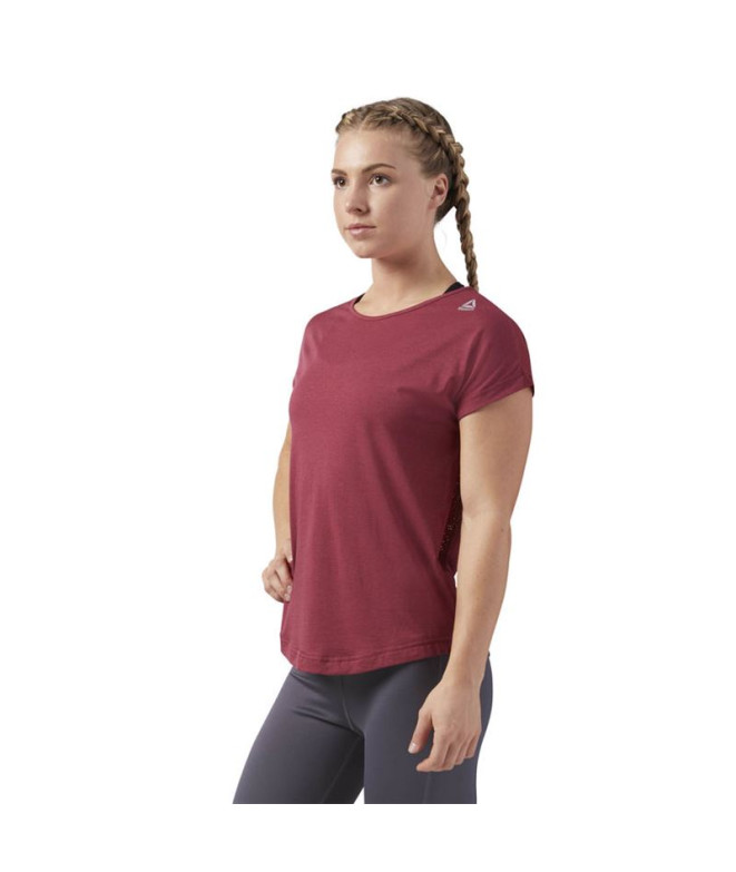 T-Shirt Fitness Reebok Wor Mesh Tee