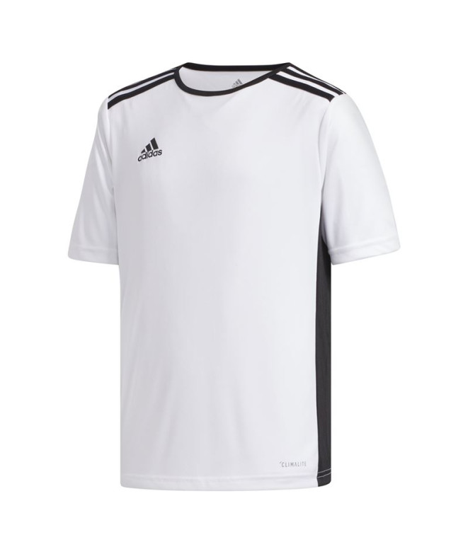 Camiseta de Fútbol adidas Entrada 18 Niño Blanco