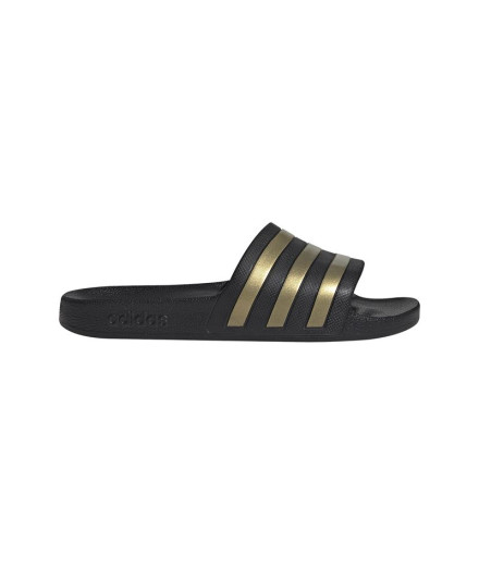Chinelos adidas Adilette Aqua Preto Ouro
