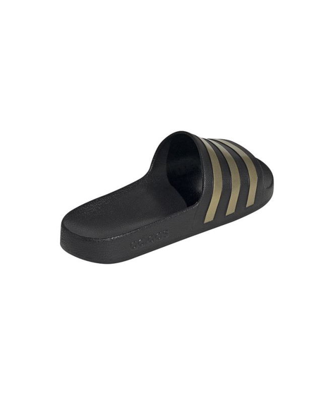 Tongs adidas Adilette Aqua Noir Or