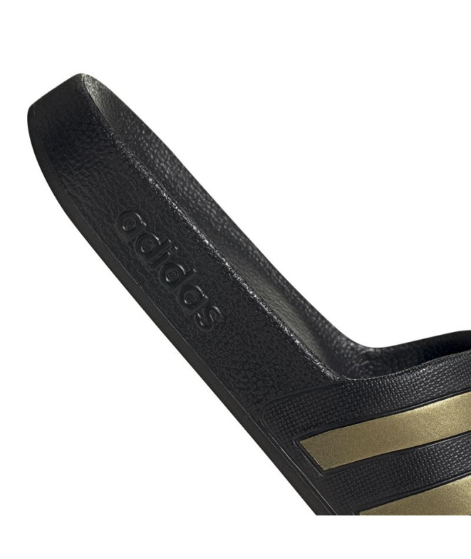 Tongs adidas Adilette Aqua Noir Or