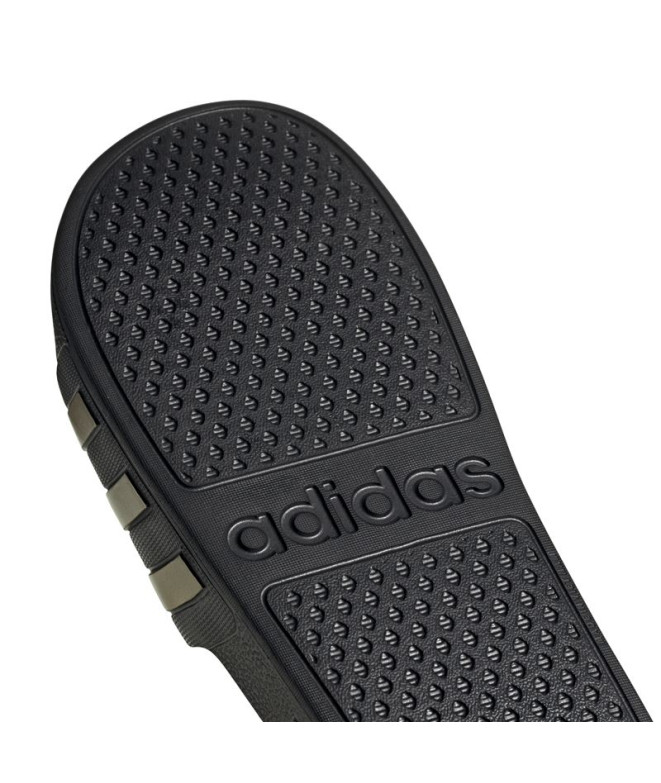 Tongs adidas Adilette Aqua Noir Or