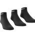 Calcetines tobilleros adidas Half-Cushioned Black/White