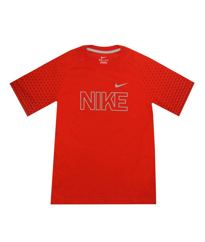 T-shirt Nike Dri-Fit Rouge/Blanc