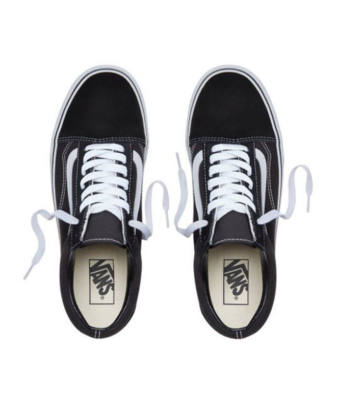 Zapatillas vans old skool negras online mujer