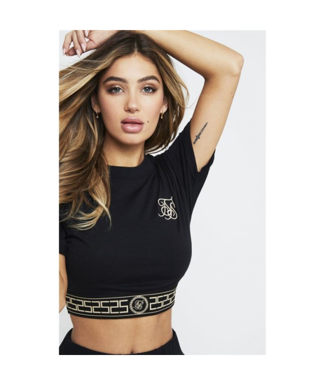 T-shirt Sik Silk Athena noir Fille