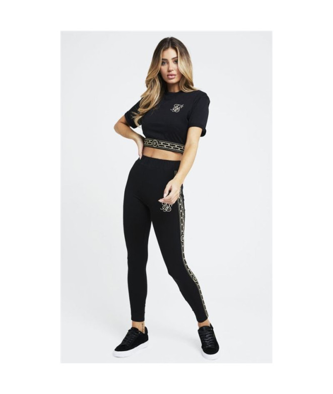 Camiseta Sik Silk Athena negro Niña