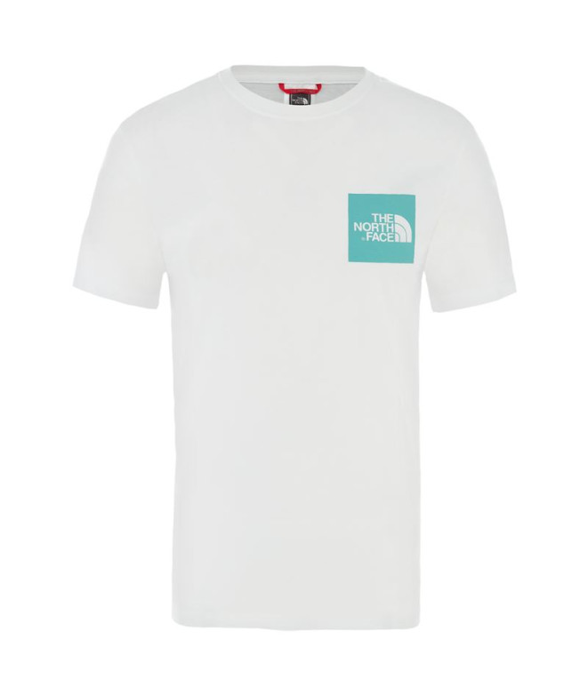 T-shirt The North Face Homem branco/azul fino