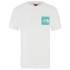 Camiseta The North Face Fine branco/azul Homem