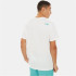 Camiseta The North Face Fine branco/azul Homem