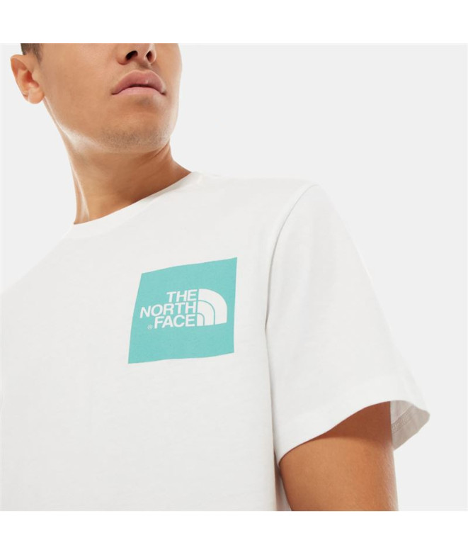 T-shirt The North Face Fine blanc/bleu Homme