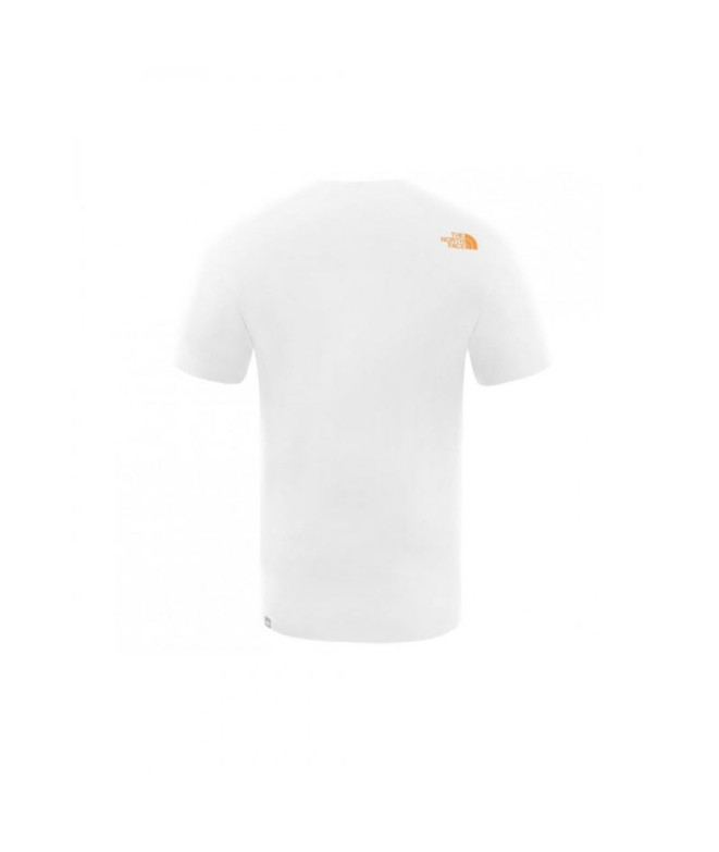 Camiseta The North Face Fine branco Homem