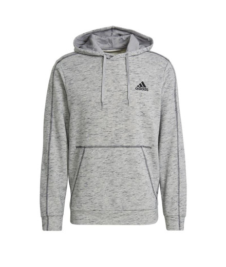 Sweatshirt adidas Essentials Mélange Brodé Petit Logo M Gris