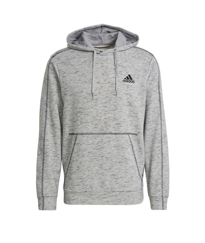 Sweatshirt adidas Essentials Mélange Embroidered Small Logo M Grey