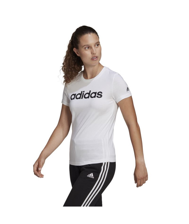 T-shirt adidas Femme Lin White