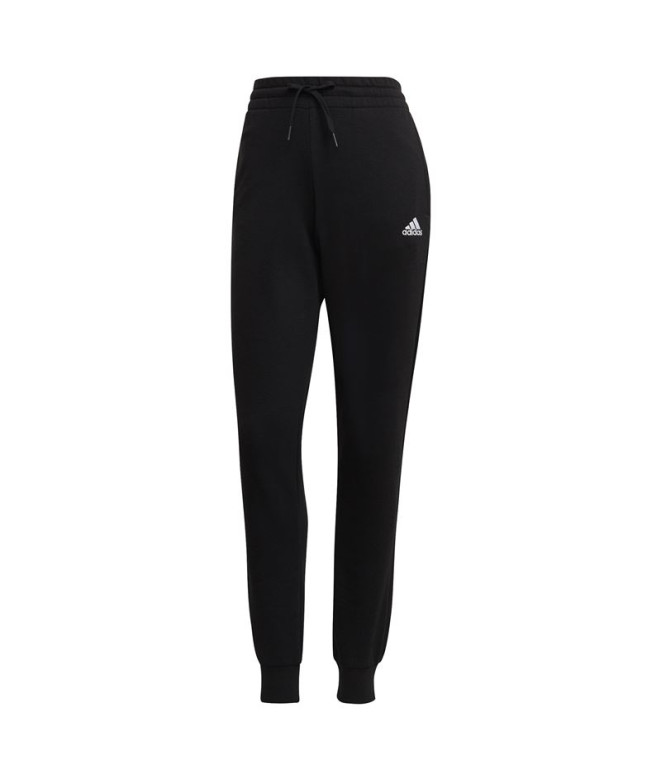 Calças adidas Essentials French Terry Logo W Preto