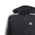 Casaco adidas Essentials 3-Stripes Girl Preto