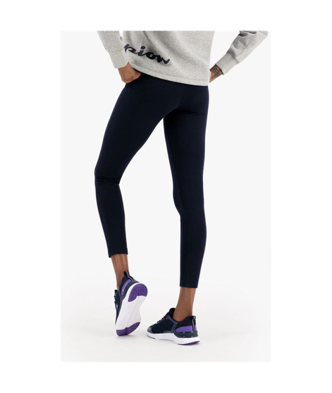 Collants Champion C Logo Cotton Stretch W Azul...