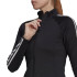 Veste d'entraînement adidas AEROREADY D2M 3-Stripes W Black