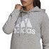 Sudadera adidas Loungewear Essentials Logo Fleece W Grey