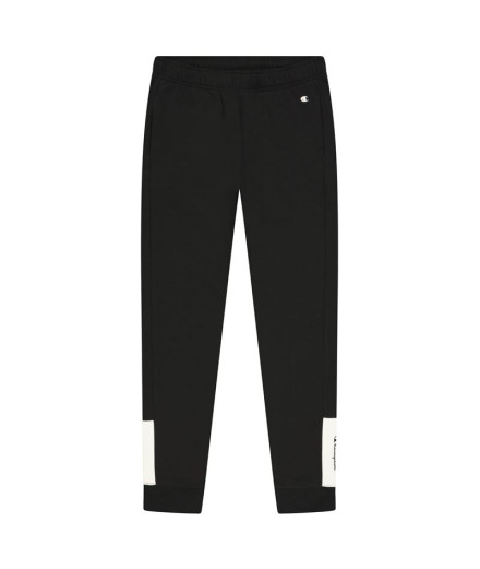 Pantalon Champion Bord côte Colour Block M Noir