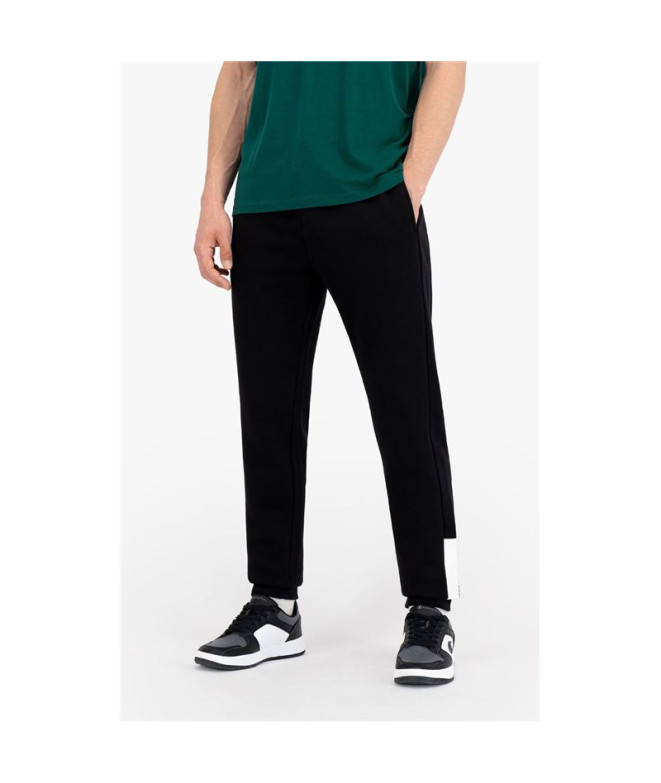 Pantalon Champion Bord côte Colour Block M Noir