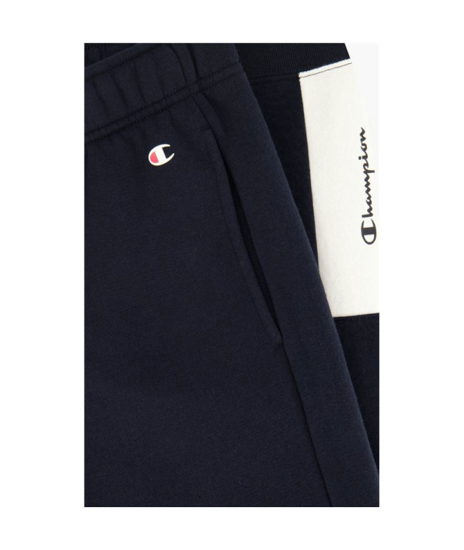 Calças Champion Rib Cuff Colour Block M Azul...