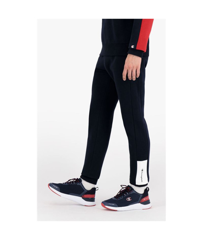 Calças Champion Rib Cuff Colour Block M Azul...