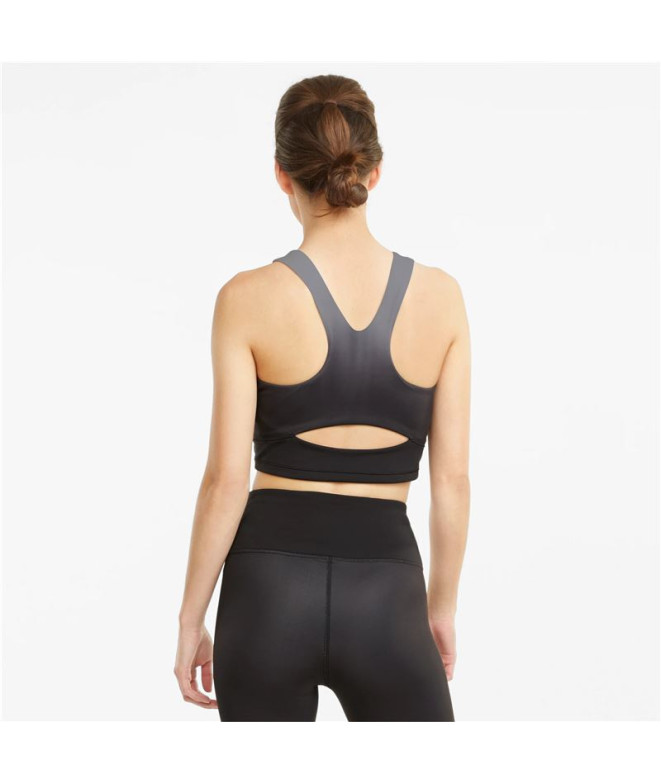 Puma Studio Ombre Racerba Preto Top curto de...