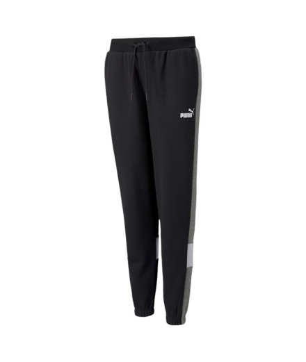 Calça longos Puma Essential+ Colorblock Menino Preto