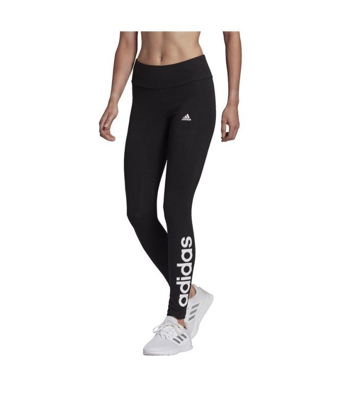 Camiseta adidas Mulher Perna de linho preta