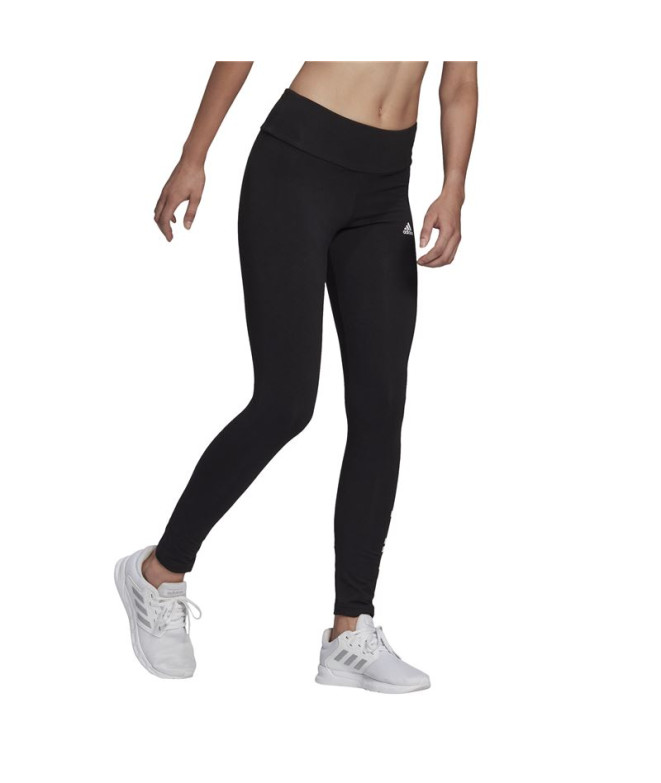 Camiseta adidas Mulher Perna de linho preta