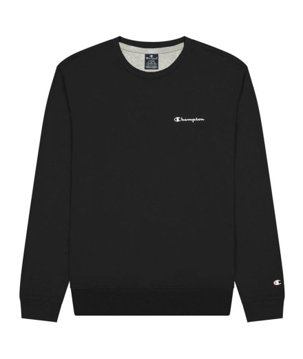 Moletom Champion Impressão do logótipo Spliced Script Preto