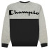 Moletom Champion Impressão do logótipo Spliced Script Preto