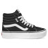 Zapatillas Vans Filmore Hi Platform Canvas WM Black