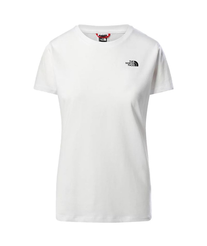 T-shirt The North Face Simple Dome W Branco