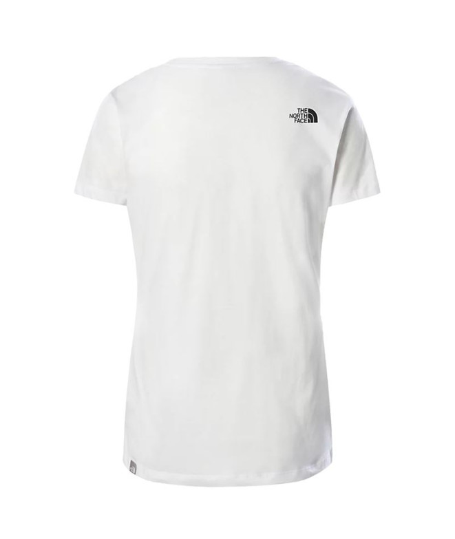 T-shirt The North Face Simple Dome W Branco