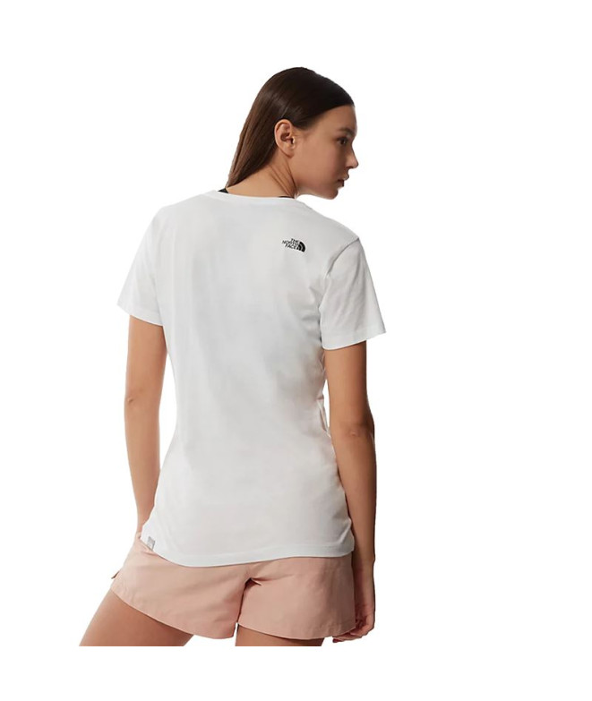 T-shirt The North Face Simple Dome W Branco