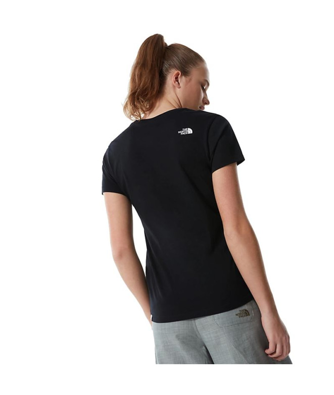 T-shirt The North Face Simple Dome W Preto
