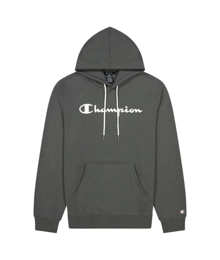 Sweatshirt Champion Script Logo Print M Cinzento escuro