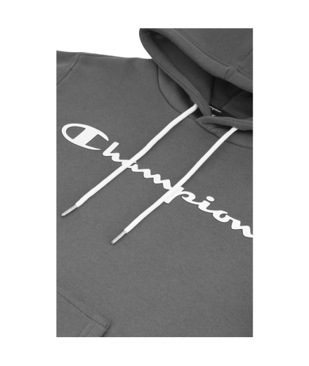 Sweatshirt Champion Script Logo Print M Cinzento escuro 2