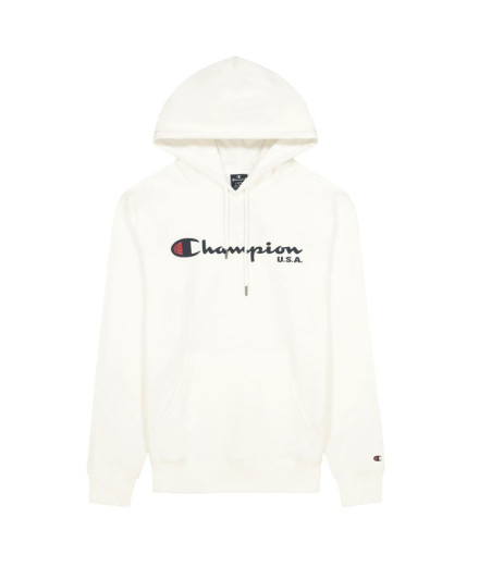Sweat Champion Logo USA M Blanc