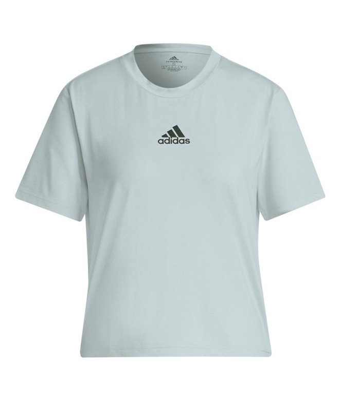 Camiseta de training adidas Aeroready You for You Sport W Mint