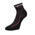 Meias Spuqs Coolmax Cushion Preto-Rosa
