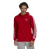 Sudadera con capucha adidas Essentials Fleece 3 bandas M Red