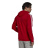 Sweat adidas avec capuche Essentials Fleece 3-Stripes M Rouge