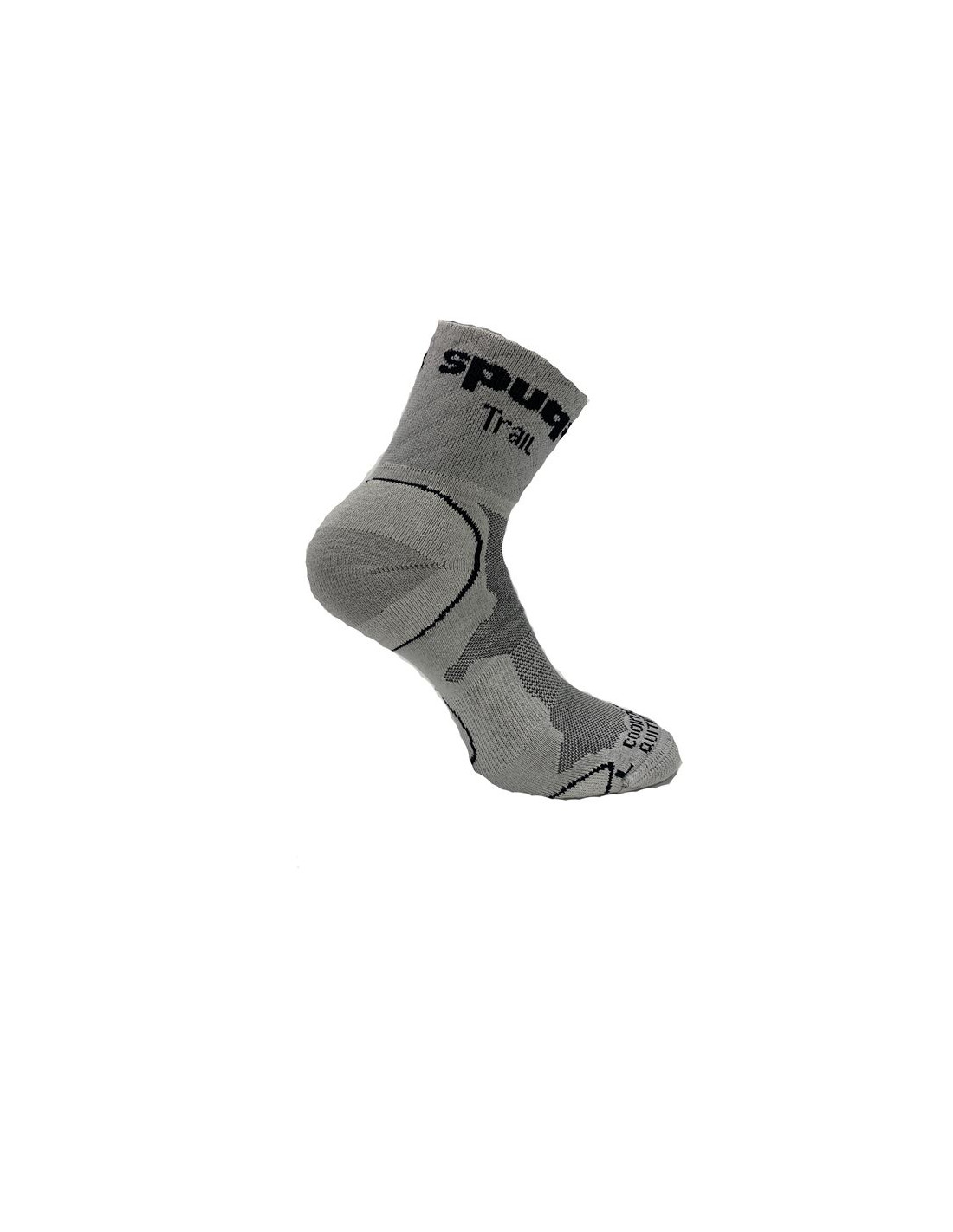 Calcetines spuqs coolmax protect gris/negro