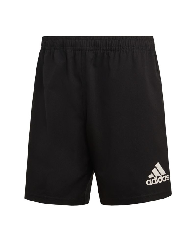 Pantalons short de rugby adidas 3 Bands M Black