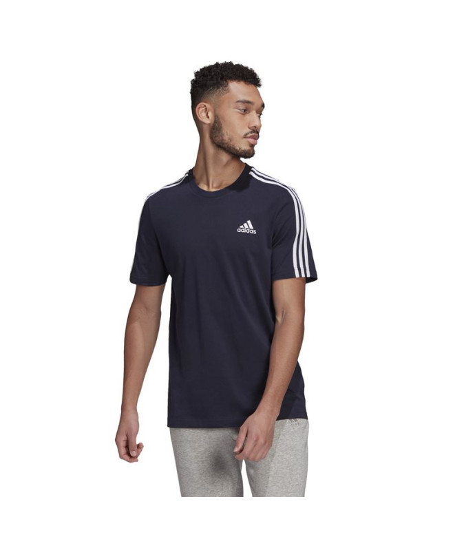Camiseta adidas Essentials 3 bandas M Legend Ink