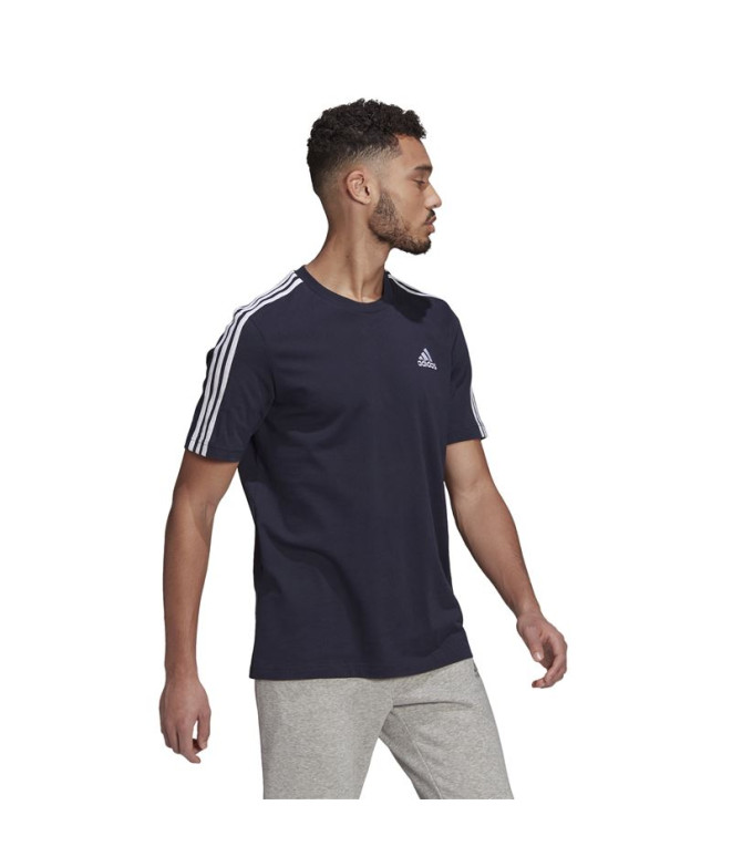 Camiseta adidas Essentials 3 bandas M Legend Ink
